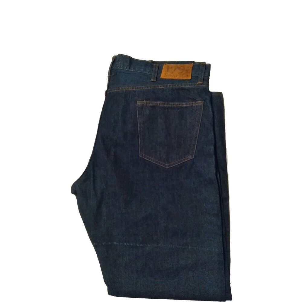 1791 Supply Co. Dark Wash Denim Jeans Button Fly Straight Leg Size?